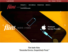 Tablet Screenshot of flint-audio.com